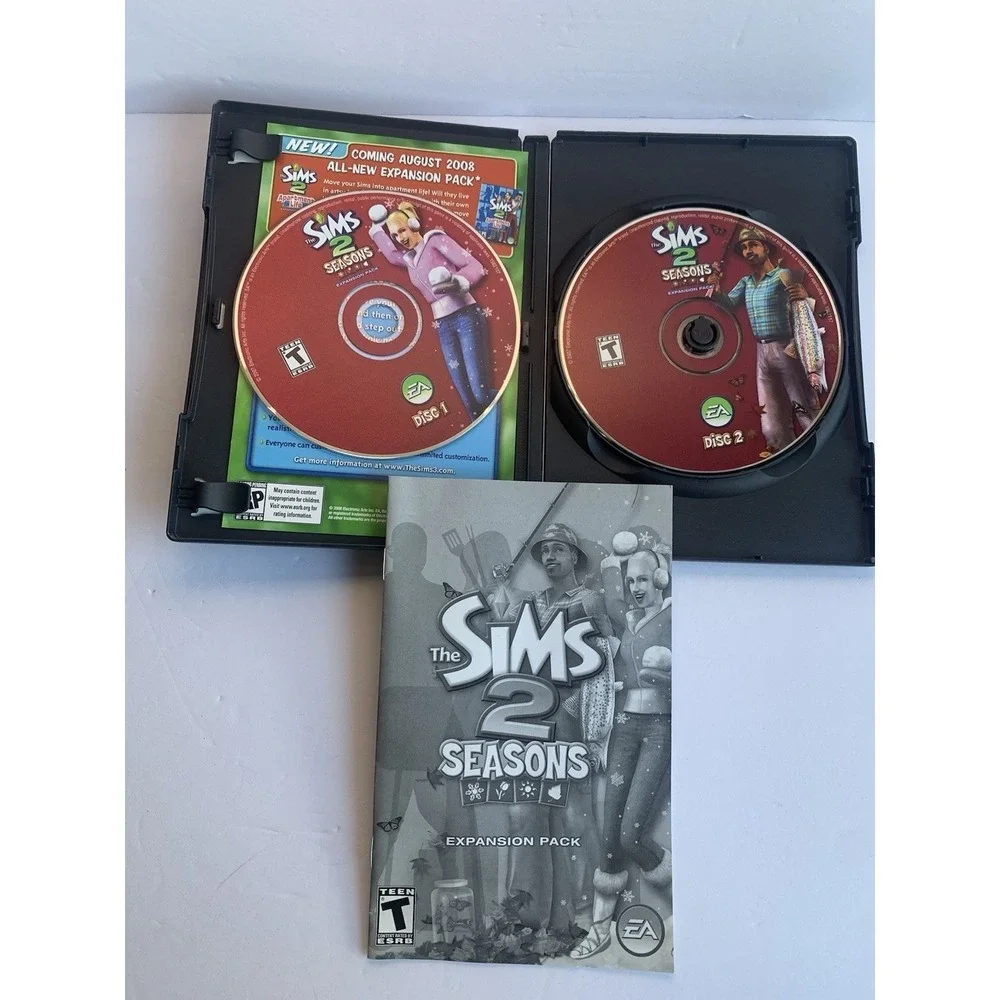 The Sims 2 Double Deluxe Seasons and The‎ Sims Medieval Limited Edition PC Game